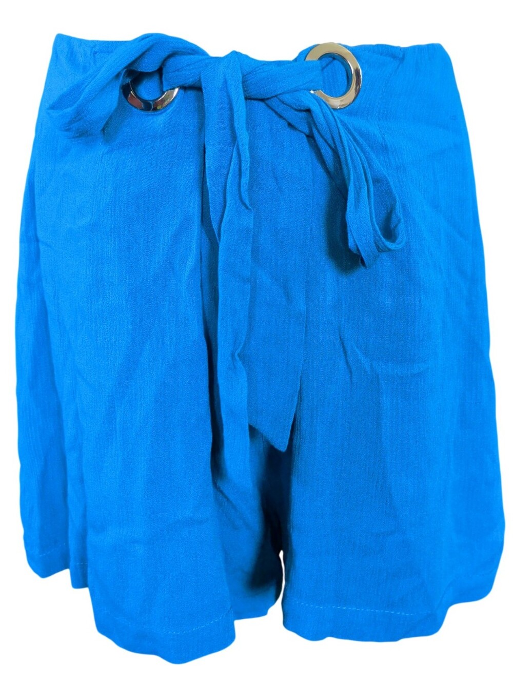 GUESS Los Angeles Bright Blue Wrap Tie Skort Size M 100% Rayon